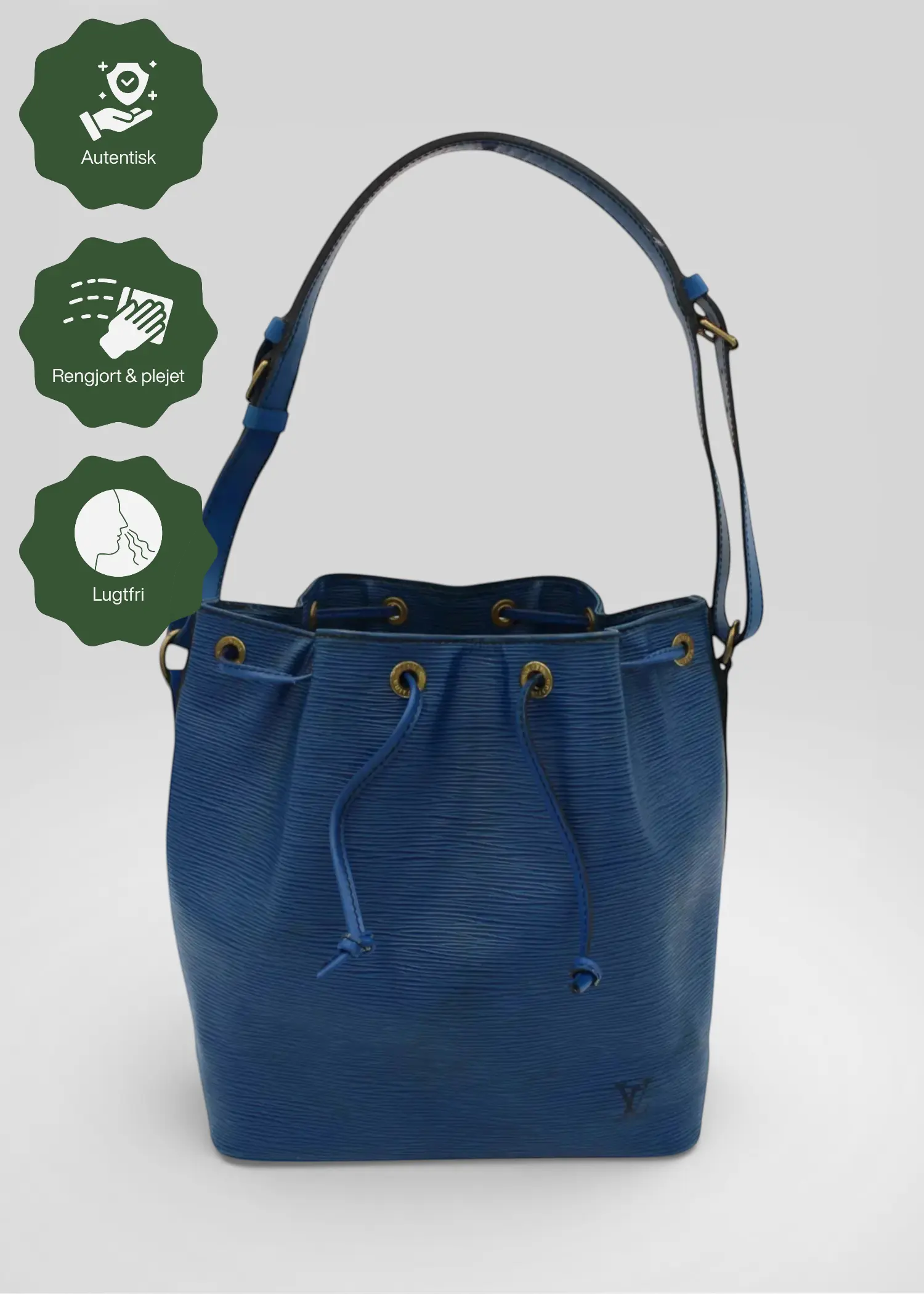 Preloved | Louis Vuitton Totebag Petit Noé Lille i Blå Epi Læder