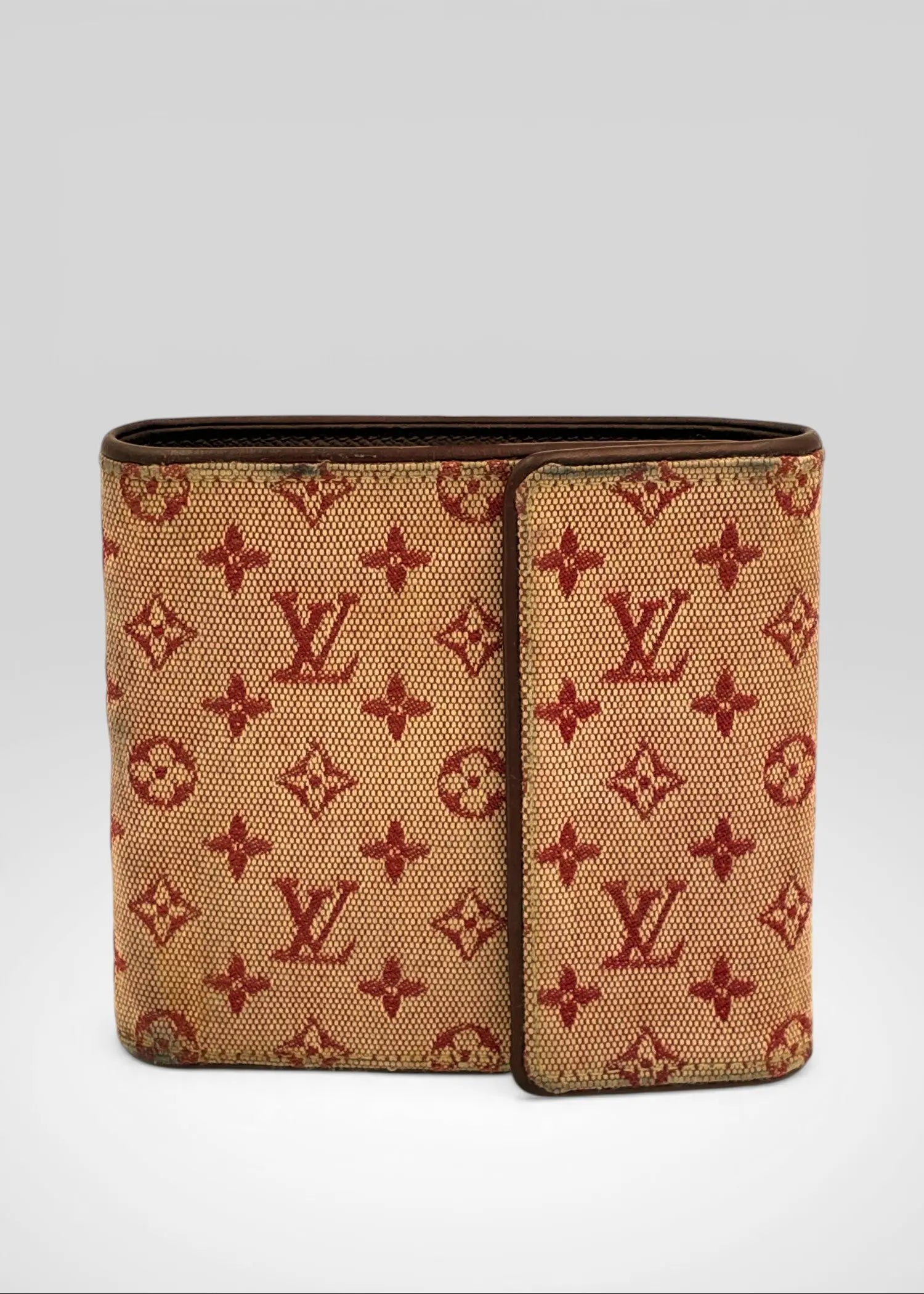 Preloved | Louis Vuitton Monogram Mini Lin Pung Pink & Bordeaux Rød i Canvas Louis Vuitton