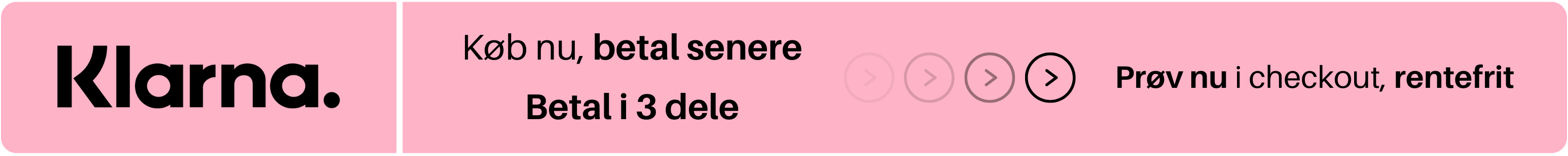 Betal med Klarna på hiddenluxuryproject.dk Køb nu, betal senere og betal i 3 dele