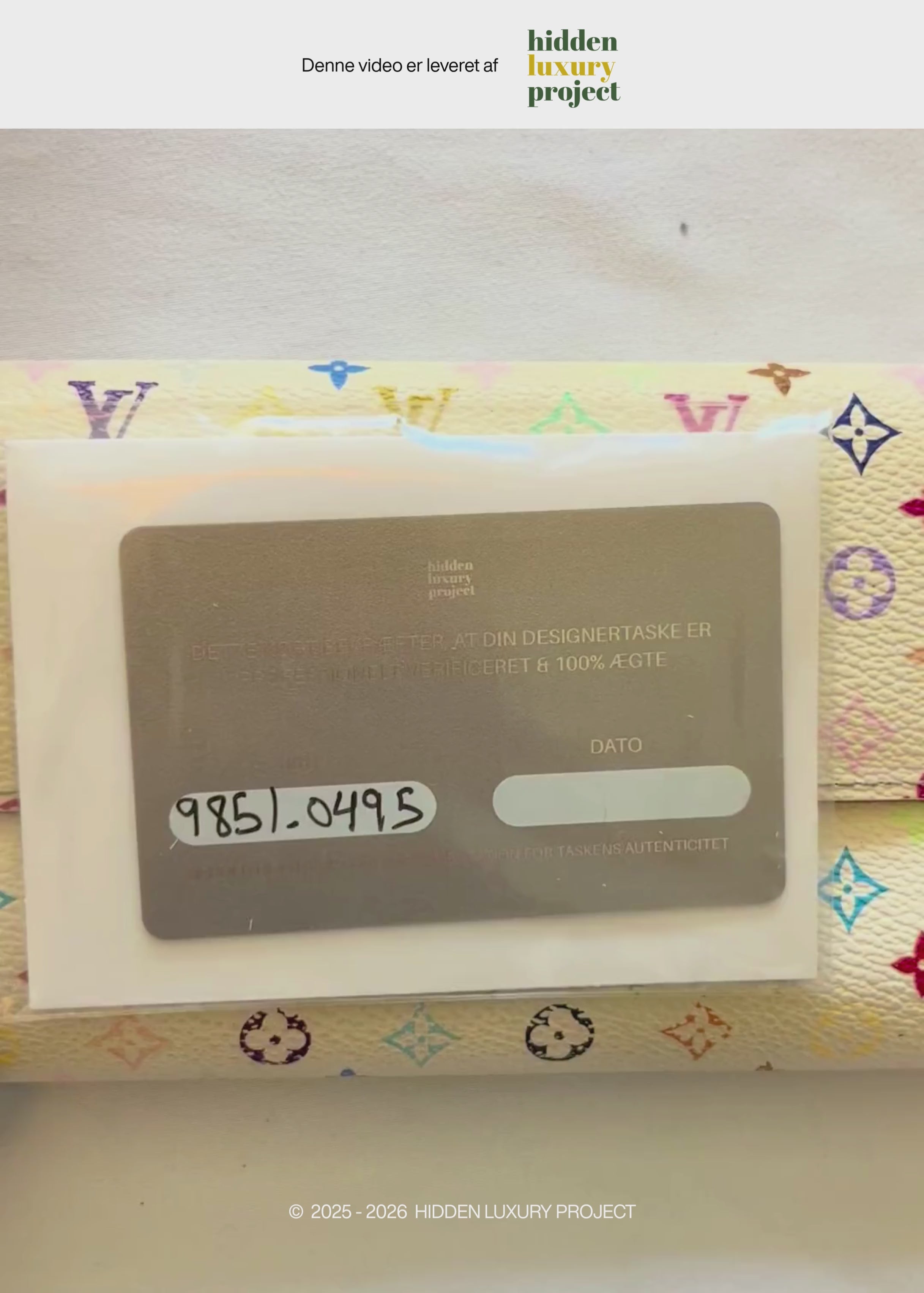 Preloved | Louis Vuitton Monogram x Takashi Murakami Multicolor Porte-Feuille Sarah Hvid Pung