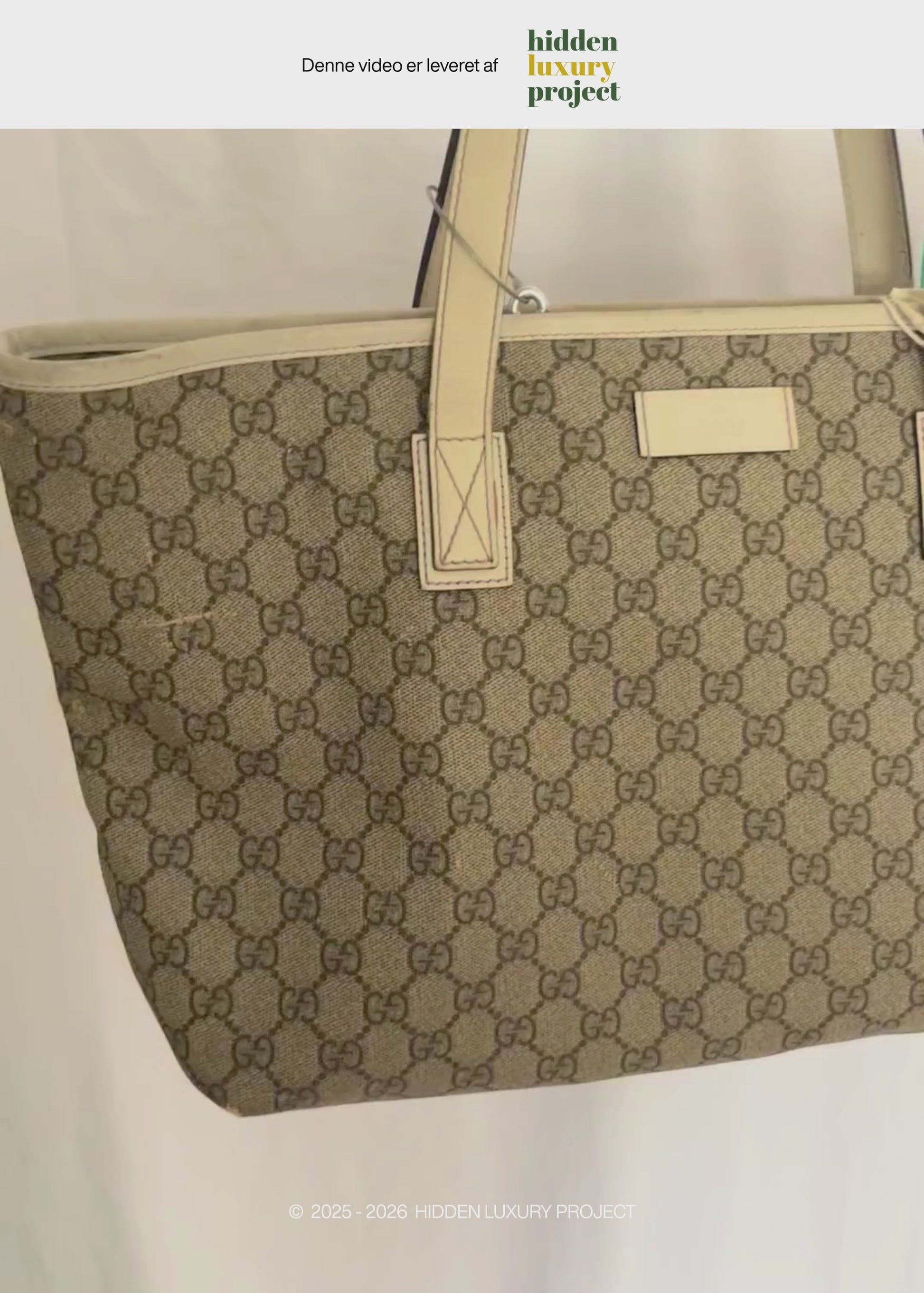 Preloved | Gucci Monogram Totebag i GG Canvas