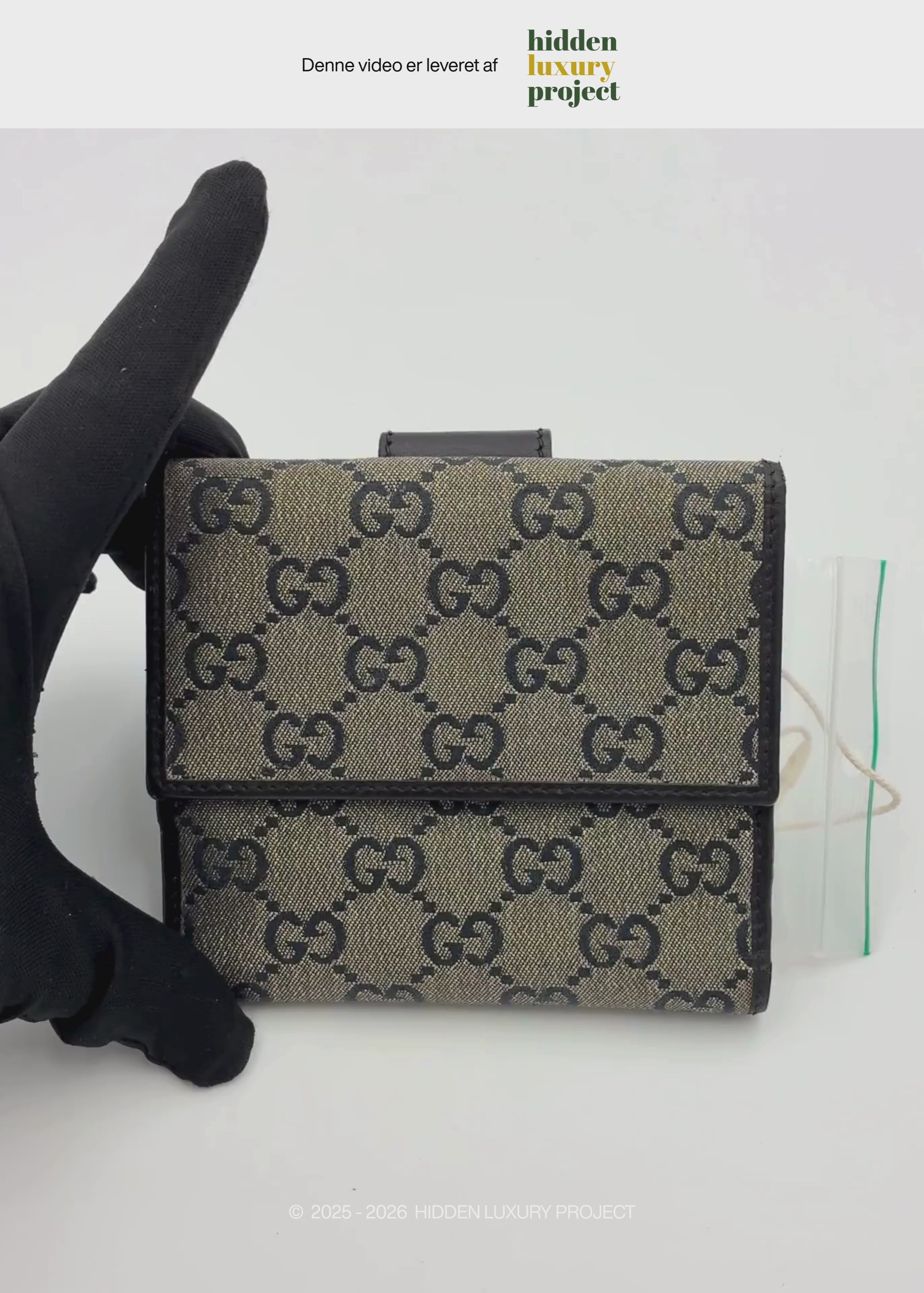 Preloved | Gucci GG Monogram Pung i Metallic