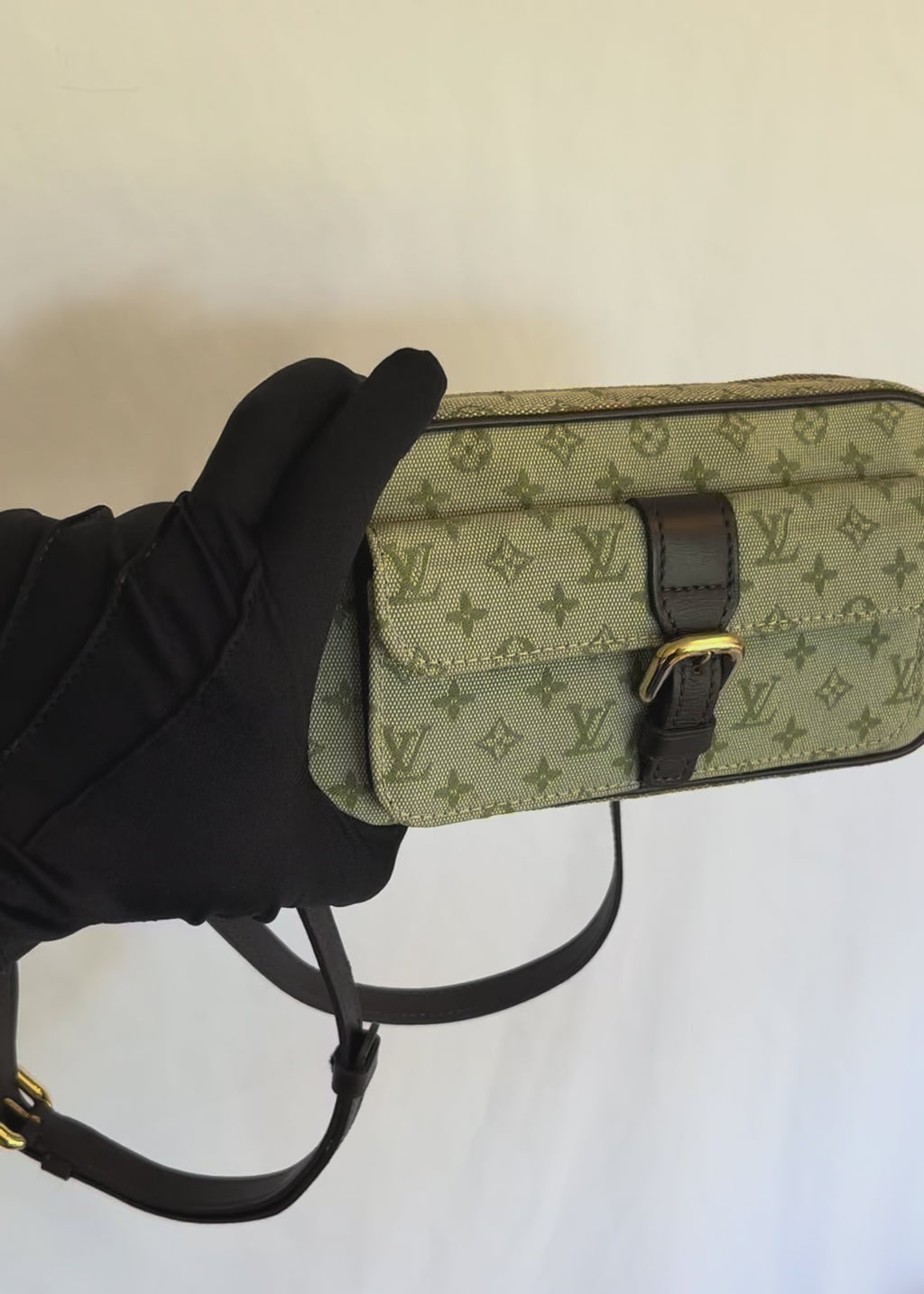 Preloved | Louis Vuitton Monogram Mini Juliette PM Crossbody i Grøn Canvas