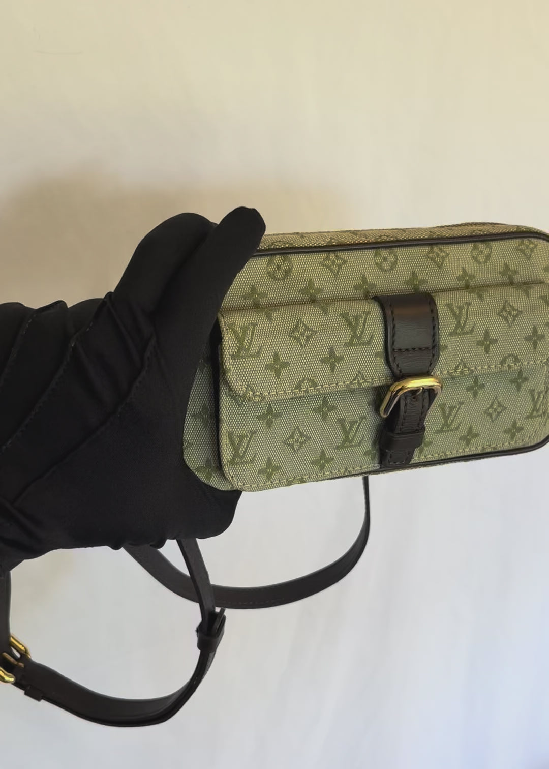 Preloved | Louis Vuitton Monogram Mini Juliette PM Crossbody i Grøn Canvas