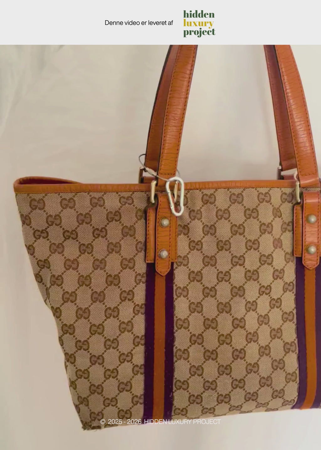 Preloved | Gucci Monogram Jolicoeur Totebag i GG Canvas