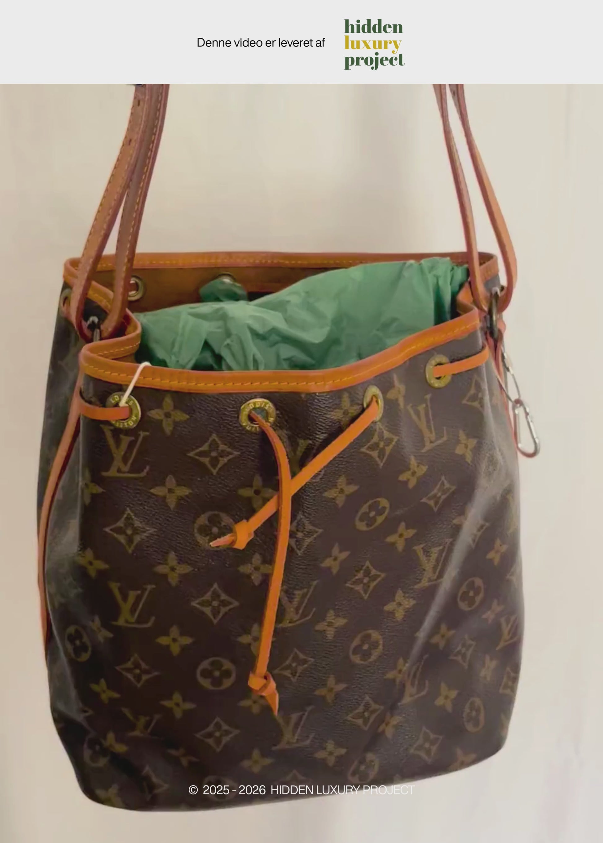 Preloved | Louis Vuitton Petit Noé Skuldertaske i Monogram Canvas