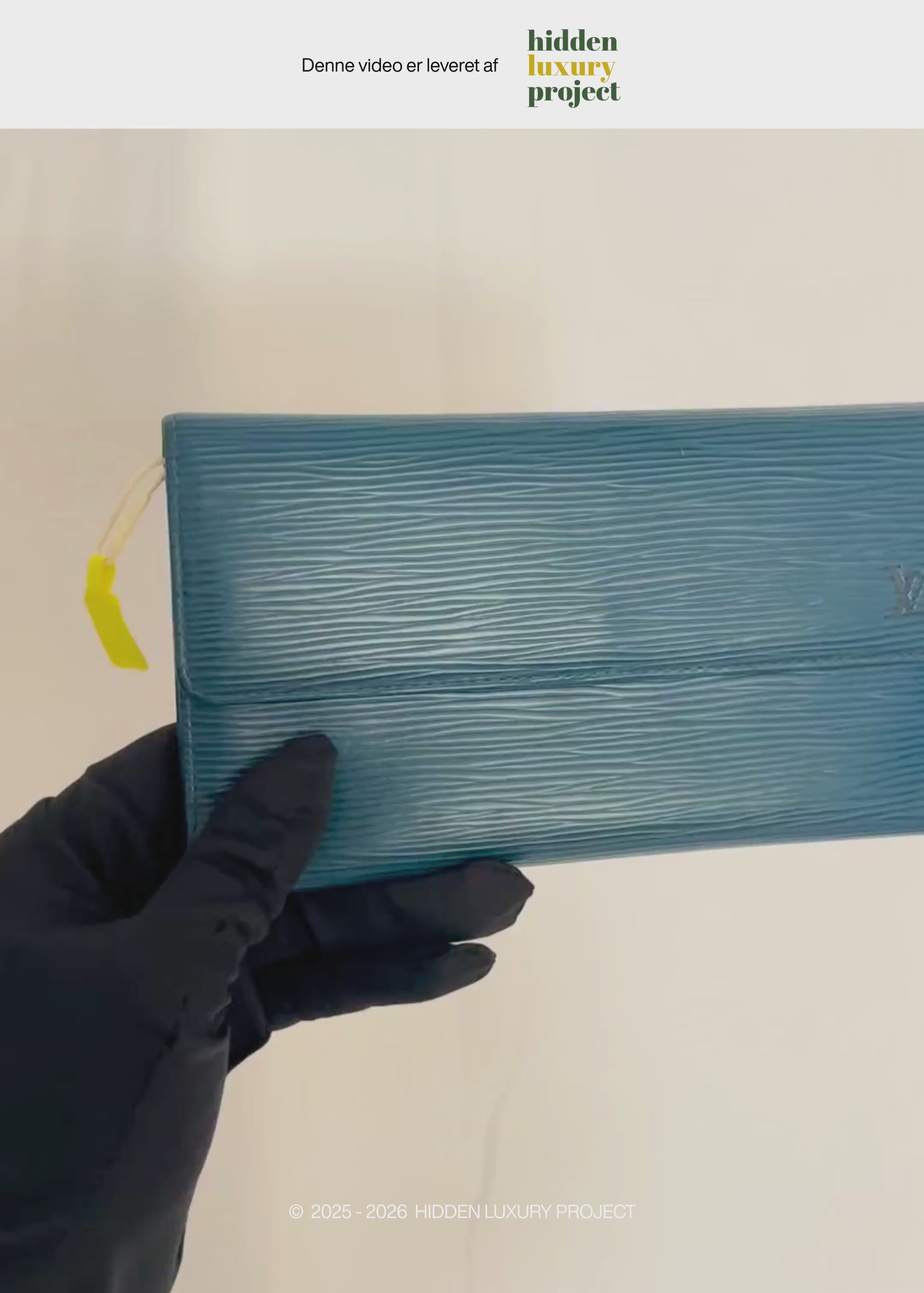 Preloved | Louis Vuitton Porto Tresor International Wallet i Blåt Epi Læder