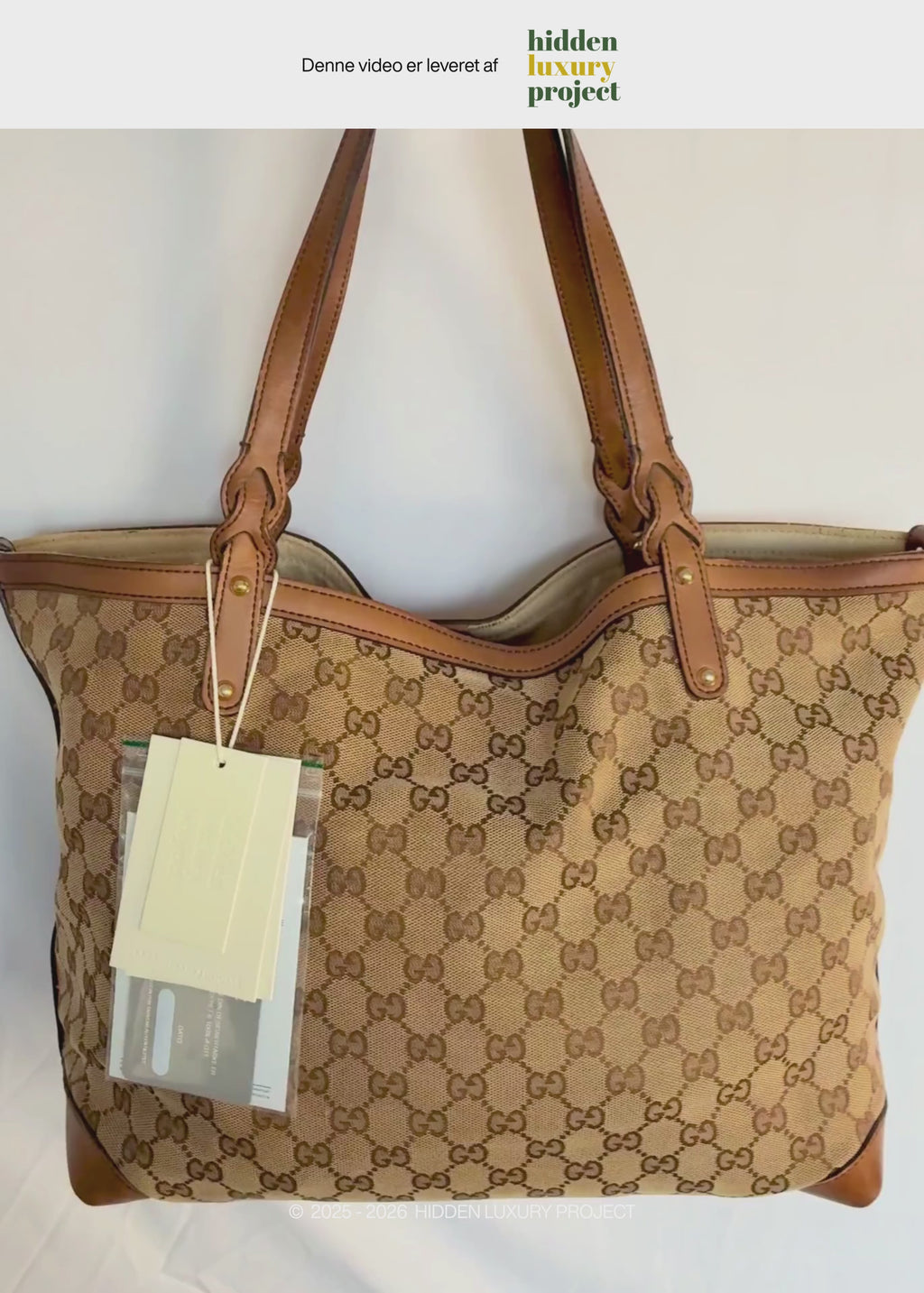 Preloved | Gucci GG Monogram Totebag med Pouch