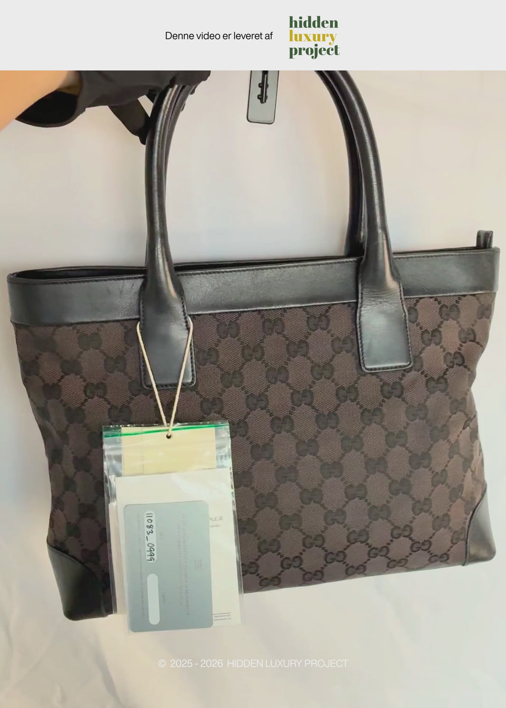 Preloved | Gucci GG Monogram Håndtaske i Sort