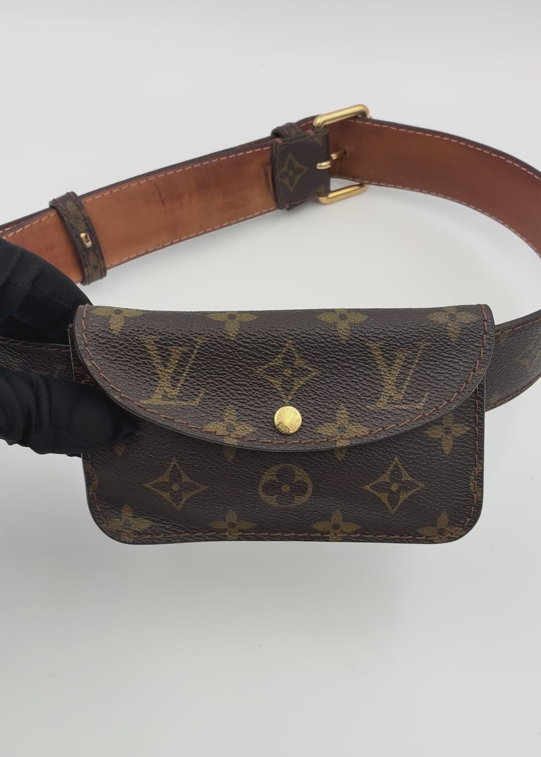 Preloved | Louis Vuitton Monogram Ceinture Pochette Solo Bæltetaske