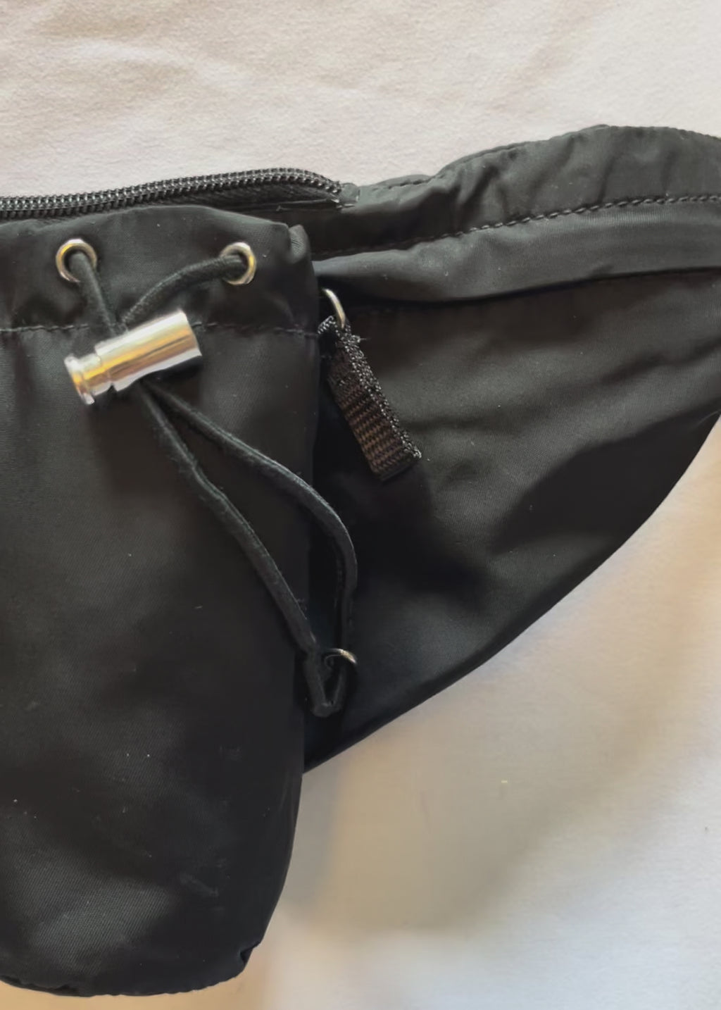 Preloved | Prada Tessuto Utility Bæltetaske i Sort Nylon