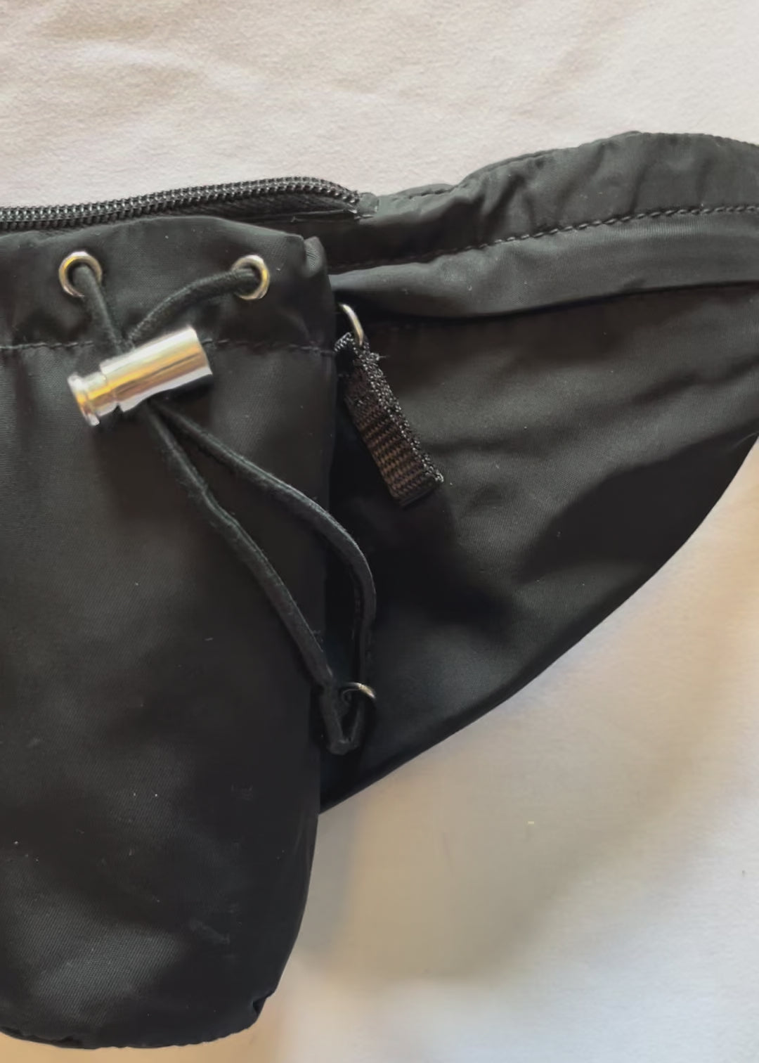 Preloved | Prada Tessuto Utility Bæltetaske i Sort Nylon