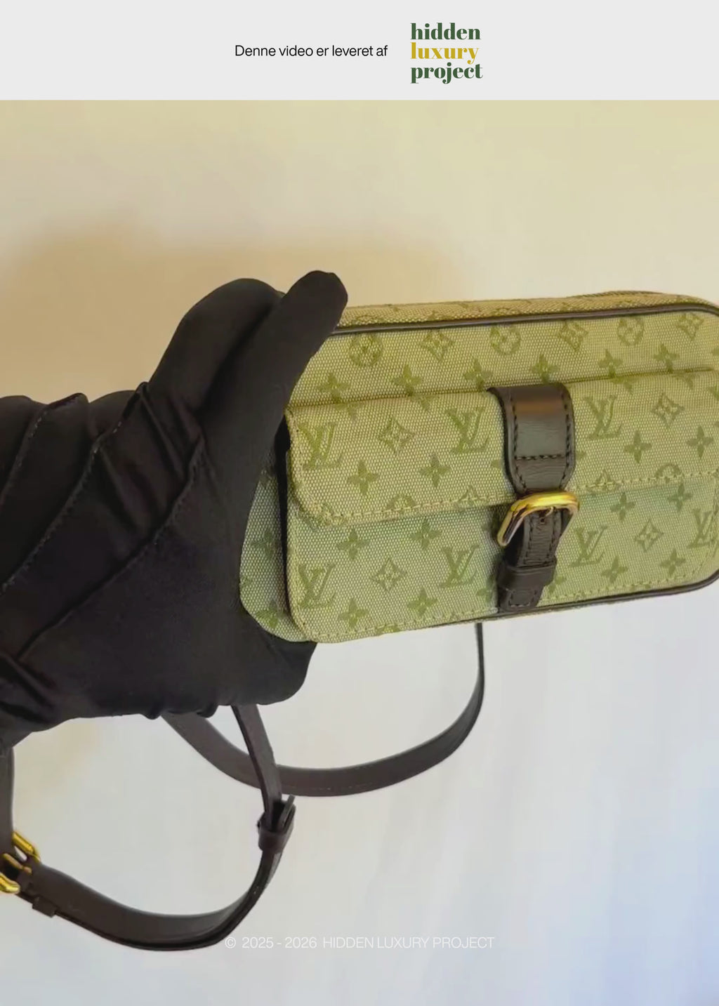 Preloved | Louis Vuitton Monogram Mini Juliette PM Crossbody i Grøn Canvas