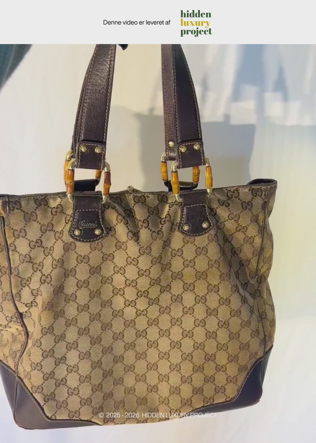 Preloved | Gucci GG Monogram Bamboo Totebag