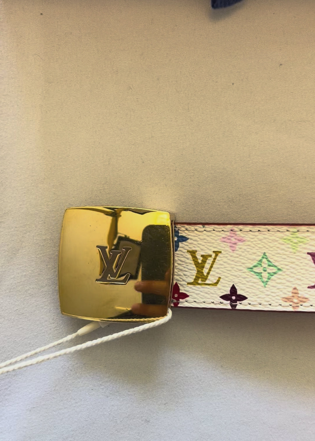 Preloved | Louis Vuitton Monogram x Takashi Murakami Multicolor Santure Bælte i Canvas