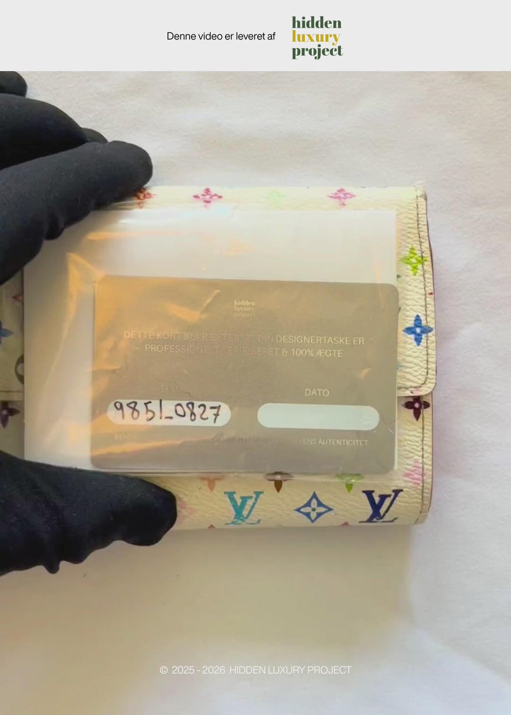 Preloved | Louis Vuitton Monogram x Takashi Murakami Multicolor Porte-Feuille Sarah Hvid Pung